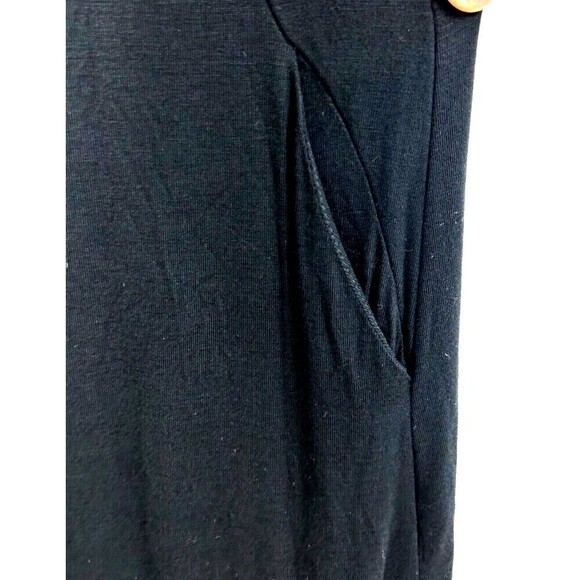 Lulus Shield and Sword Womens Size M Black Sleeveless Maxi Dress With Pockets E2 - Picture 8 of 10